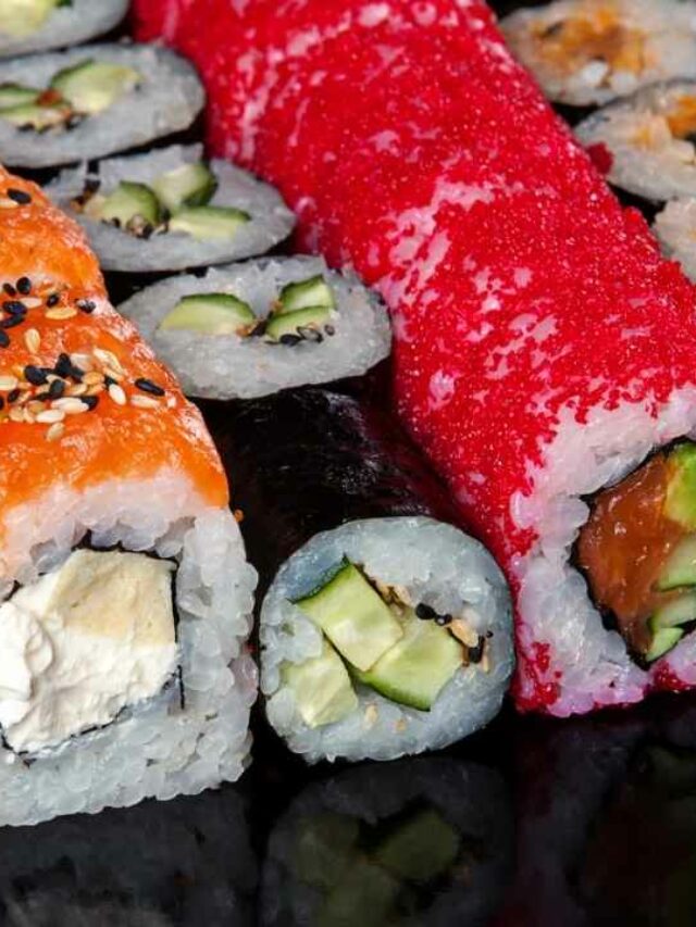 assorted sushi rolls