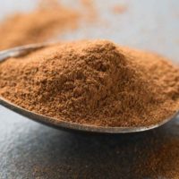 a spoonful of cinnamon